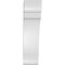 Ekena Millwork 5 1/2-in. W x 10-in. D x 22-in. H Olympic Architectural Grade PVC Knee Brace BRCP055X10X22OLY - alternate 3